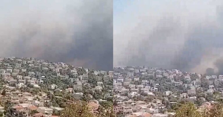 Ξέφυγε τελείως η φωτιά μπαίνει ακόμη πιο βαθιά στην Αθήνα – Εκκενώνονται ακόμη δυο περιοχές