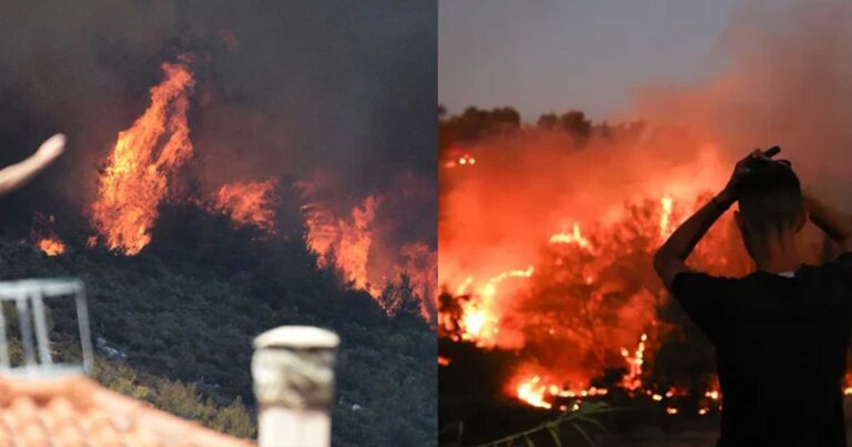 Mεγάλη φωτιά στην Αττική: Εκκενώνεται τώρα νοσοκομείο