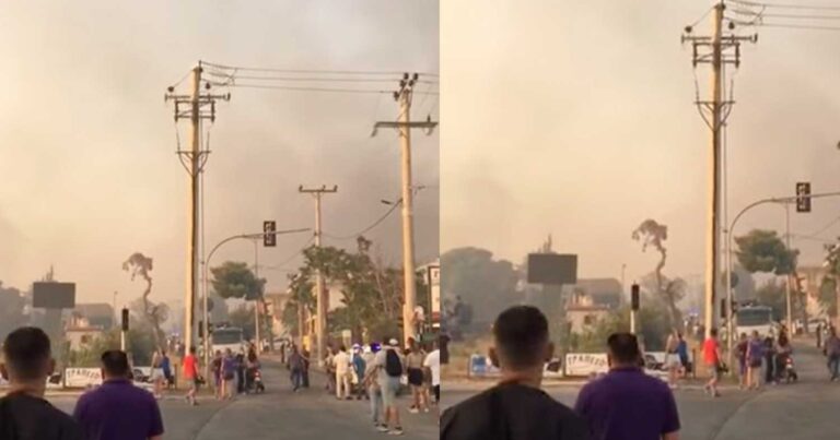 EKAKTO Φωτιά στην Αττική: Απανωτές εκρήξεις – «Σκάνε» φιάλες υγραερίου