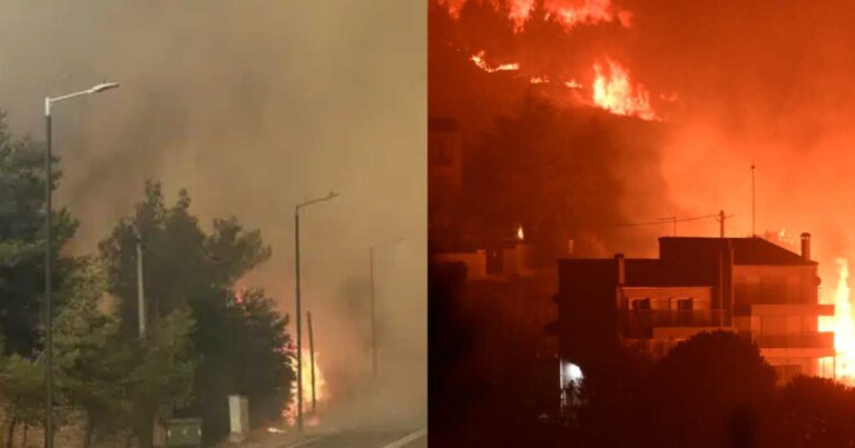 Η ντροπή των καναλιών την ώρα που καίγεται η μισή Αττική