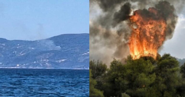 Νέα μεγάλη φωτιά τώρα  – Μεγάλη κινητοποίηση της Πυροσβεστικής – Ήχησε το 112