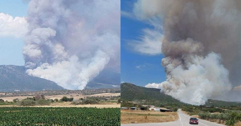 Μεγάλη φωτιά τώρα στην Ροδόπη – Συναγερμός στην Πυροσβεστική – 9 εναέρια μέσα