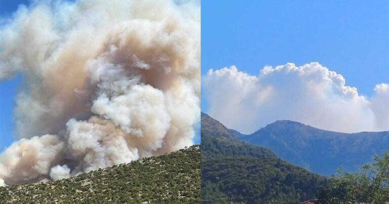 ΕΚΤΑΚΤΟ – Μεγάλη φωτιά Τώρα διπλά από σπίτια – Συναγερμός στην Πυροσβεστική – Ήχησε το 112