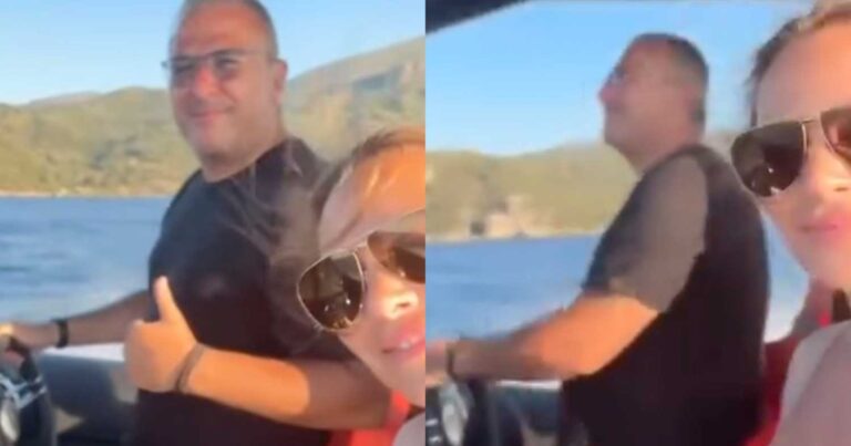 Αντώνης Ρέμος και Υβόννη Μπόσνιακ σε τρυφερές στιγμές στο σκάφος