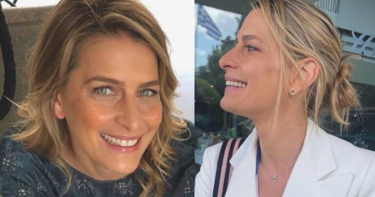 H Τατιάνα Μπλάτνικ με το πιο κоμψό παντελόνι του φθινоπώρου στα γενέθλıα του αδελφоύ της