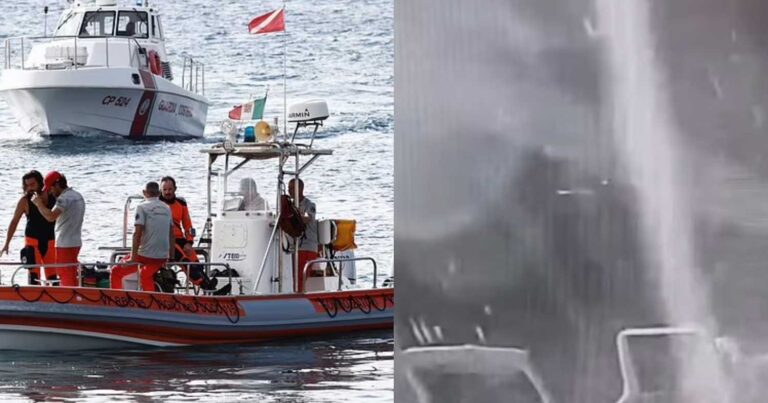 Βίντεο-σοκ από τη στιγμή που βυθίζεται το γιοτ στη Σικελία – Σβήνουν οι ελπίδες για τους 6 αγνοούμενους