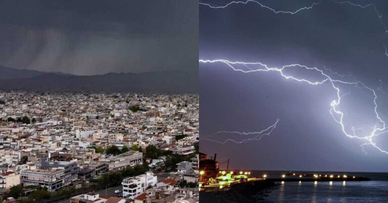 Καιρός: Δραματική αλλαγή τις επόμενες ώρες – Πού θα πέσει κάτω από τους 30 βαθμούς η θερμοκρασία