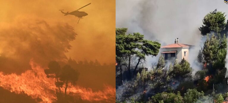 Εκκενώνεται Ροδόπολη, Αμυγδαλέζα Σταμάτας και Γραμματικό λόγω της μεγάλης φωτιάς στο Βαρνάβα