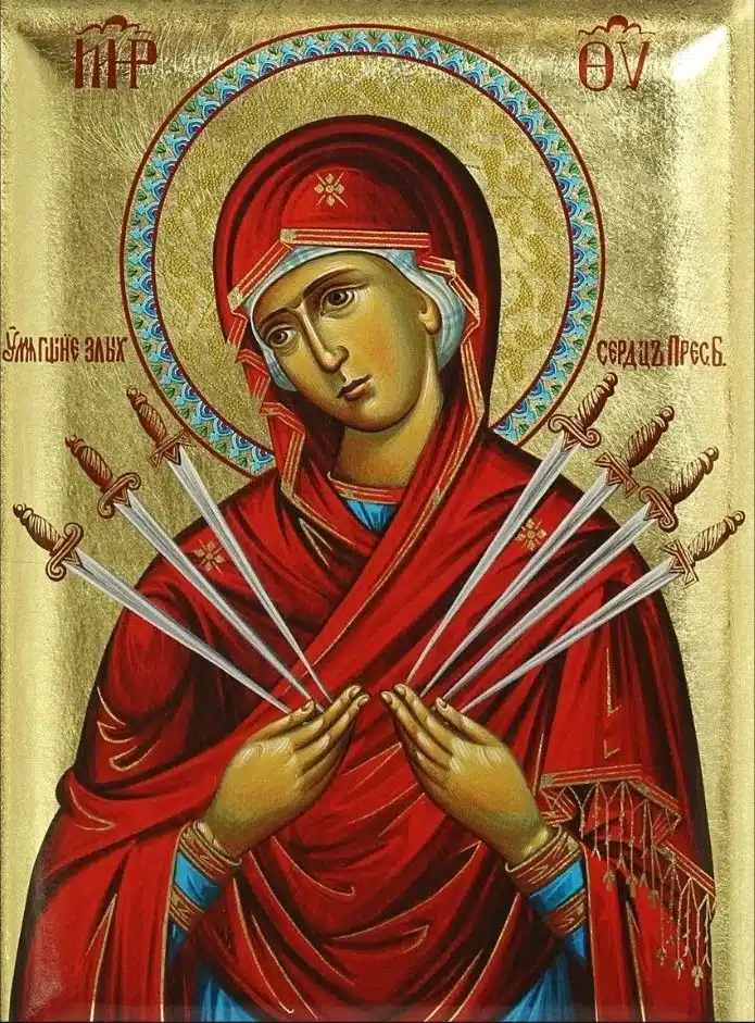 virgin of sorrows seven swords