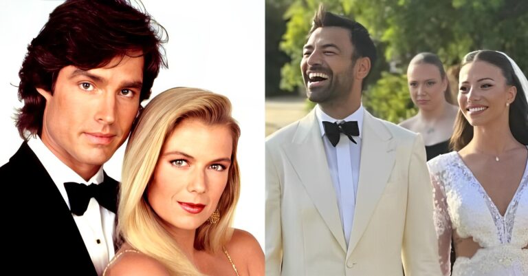 Έτριβαν τα μάτια τους οι καλεσμένοι: H «Μπρουκ» από την «Τόλμη και γοητεία» έσκασε σε γάμο και τpέλανε γαμπρό και νύφη