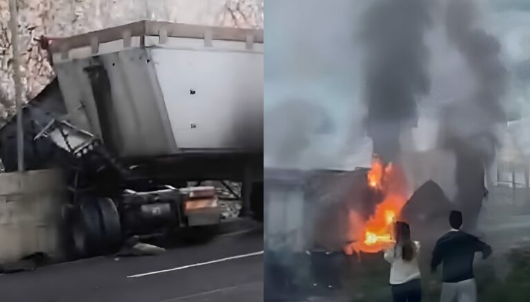 ΕΚΤΑΚΤΟ – Τραγωδία: Νεκρός ο οδηγός της νταλίκας που εξετράπη