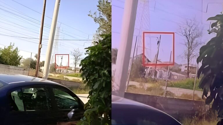 Aνέβηκε πάνω σε κολώνα να κλέψει ρεύμα την ώρα που η κάμερα του ΣΚΑΙ ήταν ζωντανά στον αέρα