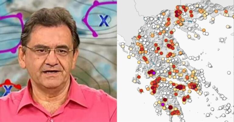Θοδωρής Κολυδάς: Όλα τούμπα από αύριο – Έρχεται ψυχρό μέτωπο Δείτε χάρτη με τις περιοχές πού θα χτυπńσει η κακοκαιρία