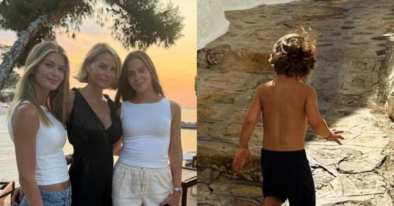 Τζένη Μπαλατσινού: Δημοσίευσε φωτογραφίες από το καλοκαίρι της στην Πάτμο με τα τέσσερα παιδιά της