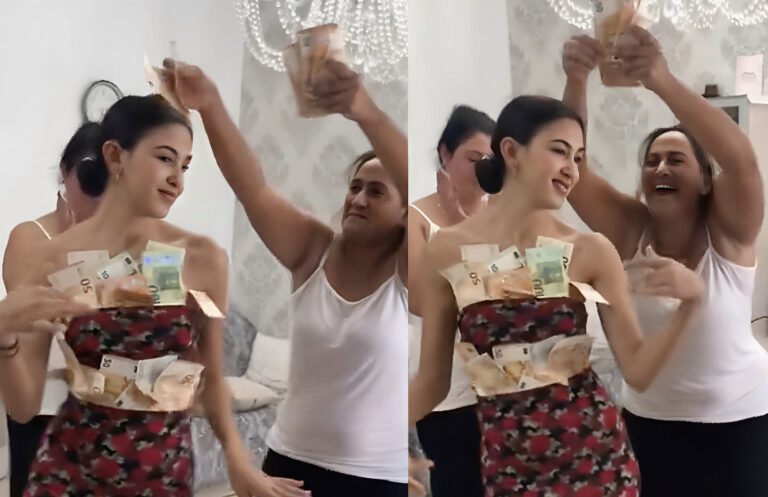 Χαμός σε τσιγγάνικο γάμο στην Ελλάδα – Πεθερά «λούζει» την νύφη με χιλιάδες ευpώ ενώ χορεύει