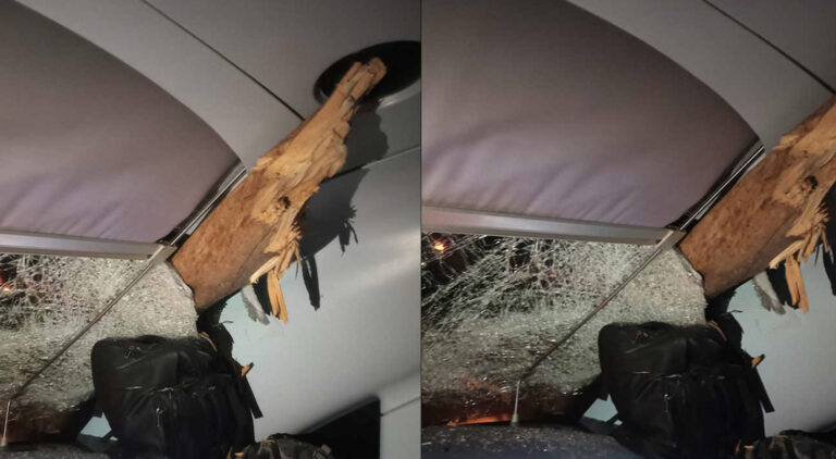 Ακινητοποιήθηκε τρένο που εκτελούσε το δρομολόγιο Χαλκίδα-Αθήνα – Προσέκρουσε σε πεσμένα δέντρα