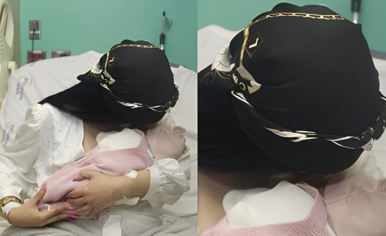 Γέννησε το τρίτο της παιδί ένα μήνα μετά το διαζύγιο – Η ανάρτηση από το μαιευτήριο