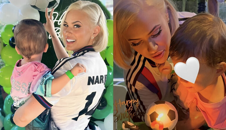 Η Λάουρα Νάργες «λιώνει» στα γενέθλια του γιου της: «Είμαι τόσο τυχερή που με επέλεξες και είμαι η μαμά σου»