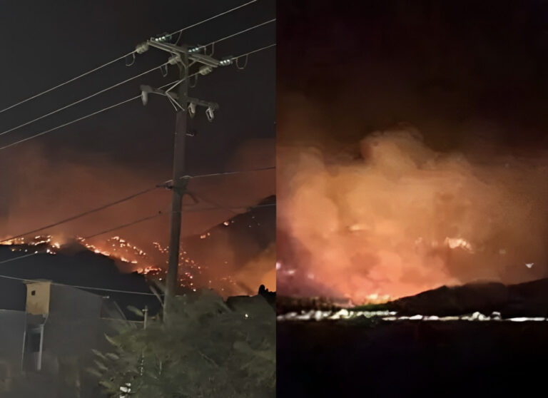 Ολονύχτια μάχη για τη μεγάλη φωτιά – Εκκενώθηκαν χωριά, αλλεπάλληλα μηνύματα από το 112