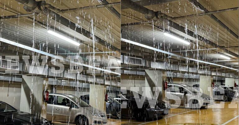 Νερά μπήκαν και στο parking της Βουλής από την χθεσινή βροχή – Απίστευτες εικόνες