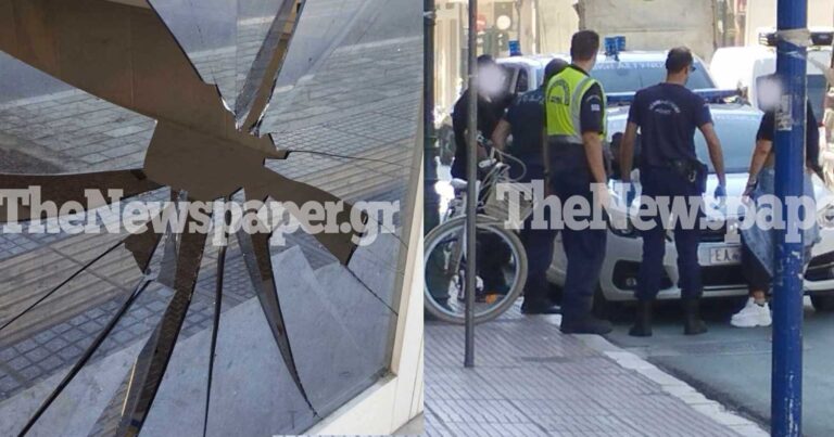 Ο κακός χαμός με ζευγάρι – Πλακώθηκε στο ξύλο δημόσια, έπεσαν πάνω σε τζαμαρία χρυσοχοείου – Κάλεσαν την ομάδα ΔΙΑΣ