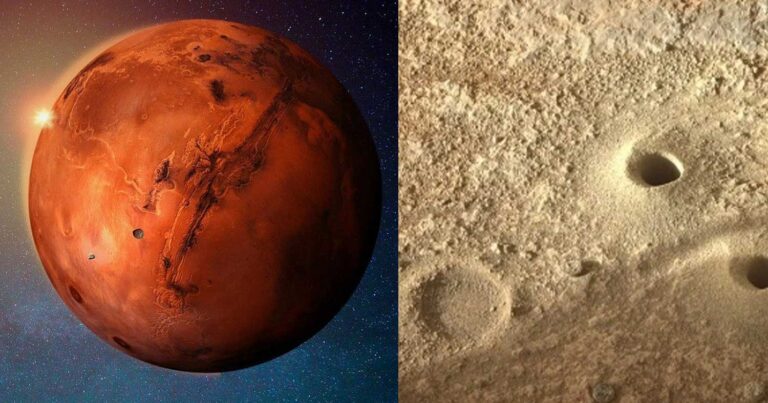 Εντοπίστηκε εναπόθεση αλατιού στον Άρη σε σχήμα «χαμογελαστού προσώπου» – Έκπληκτοι οι επιστήμονες