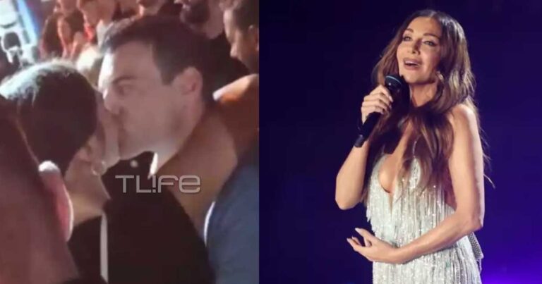 Μελίνα Νικολαΐδη – Δημήτρης Φιντιρίκος: Αγκαλιές και φιλιά στη συναυλία της Δέσποινας Βανδή