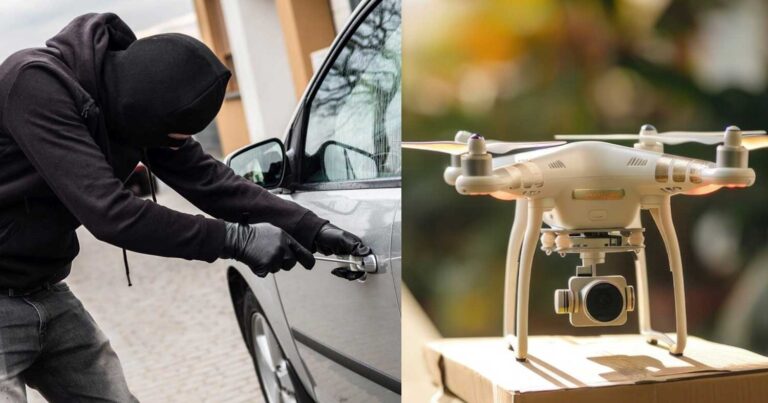 Κλοπές αυτοκινήτων: Πιάνουν τους κλέφτες με drone – Δείτε πώς