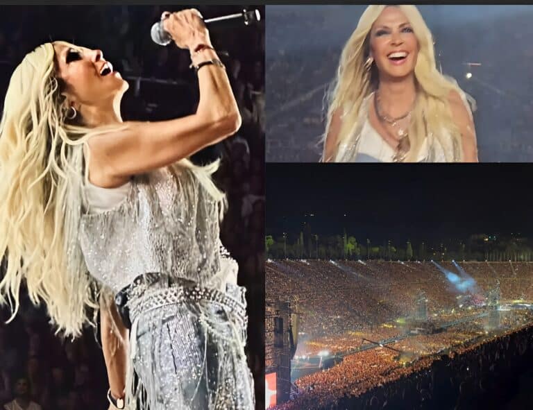 Παρέλαση επωνύμων στη μεγάλη συναυλία της Άννας Βίσση – Όσα δήλωσαν