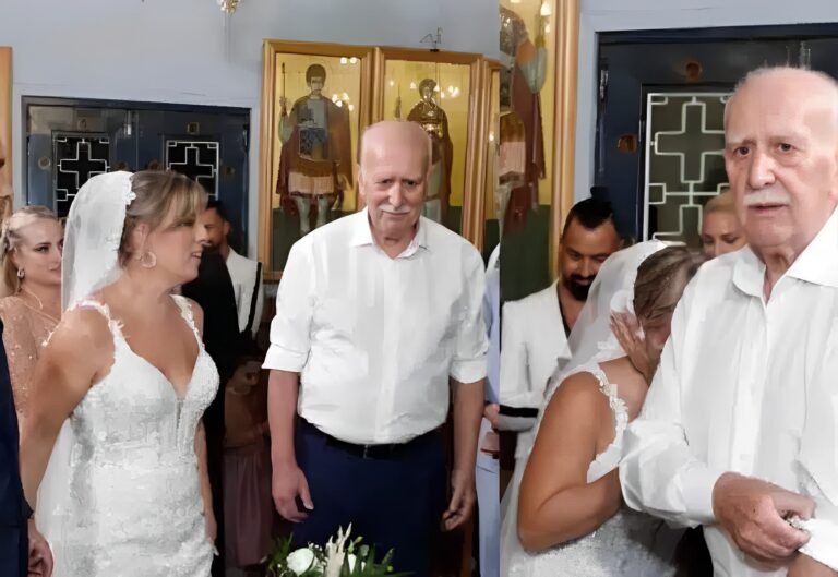 Ο Γιώργος Παπαδάκης ως νονός σε γάμο-σταθμό, αλλά η εντυπωσιακή σύζυγός του κλέβει την παράσταση από τη νύφη