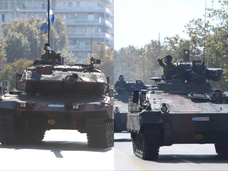 Παρέλαση 28ης Οκτωβρίου: Η εντυπωσιακή χειρίστρια άρματος που έκλεψε τα βλέμματα με την ομορφιά της