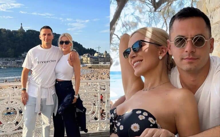 Σε πολύ στενό κύκλο ο γάμος της Κατερίνας Καινούργιου με τον Παναγιώτη Κουτσουμπή