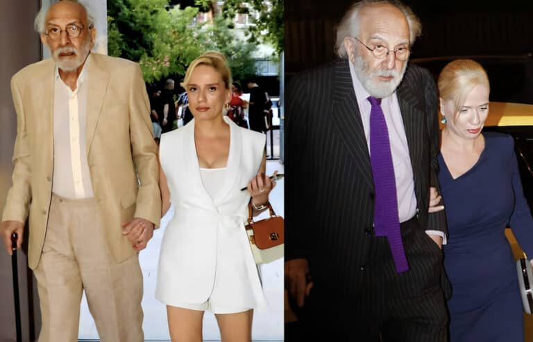 Εκείνος 90, εκείνη…: Η τεpάστια διαφορά ηλικίας του Αλέξανδρου Λυκουρέζου και της Τζένης Οικονόμου