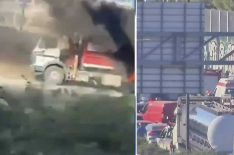 «Κόλαση» ο Κηφισός – Συναγερμός στην Πυροσβεστική
