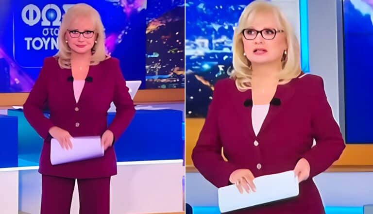 Αγγελική Νικολούλη: Το μπορντό σακάκι που επέλεξε έβαλε «φωτιά» στο Twitter