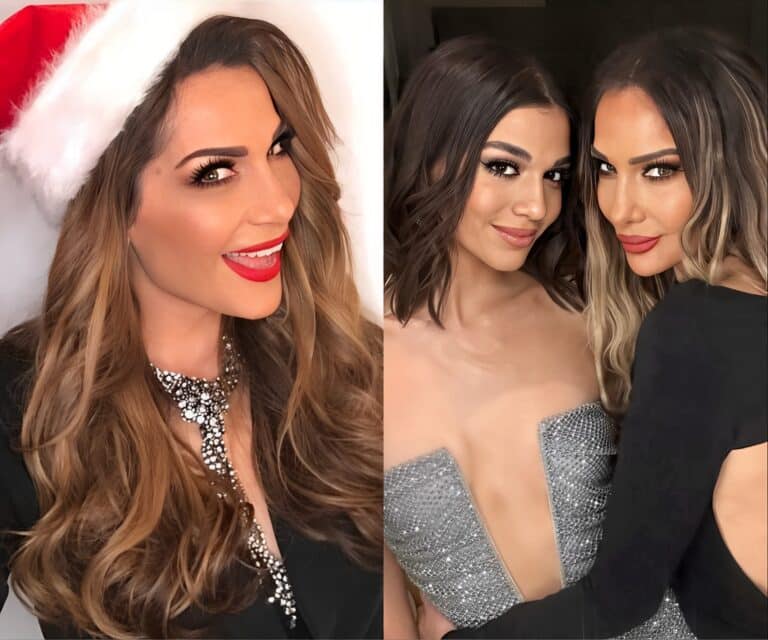 Ακουμπάει ταβάνι, κοστiζει πολλά 100άpικα: Η Βανδή και η κόρης της ανέβηκαν σε σκάλα και στόλισαν το πιο ακpιβό χριστουγεννιάτικο δέντρο