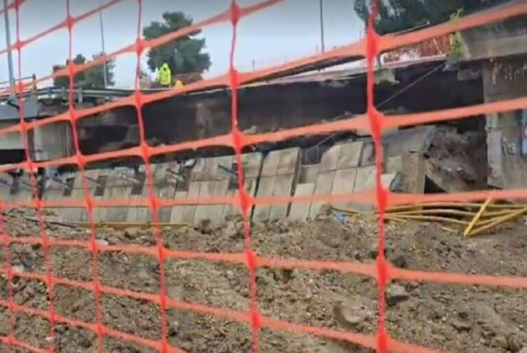 Θεσσαλονίκη: Κατέρρευσε η γέφυρα Δενδροποτάμου