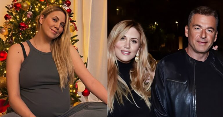 Λίγο πριν γεννήσει το 1ο παιδί: Η έγκυος Φωτεινή Πετρογιάννη μαζί με τον Γιώργο Λιάγκα, διέρρευσαν φώτο από τη βραδινή βολτίτσα τους