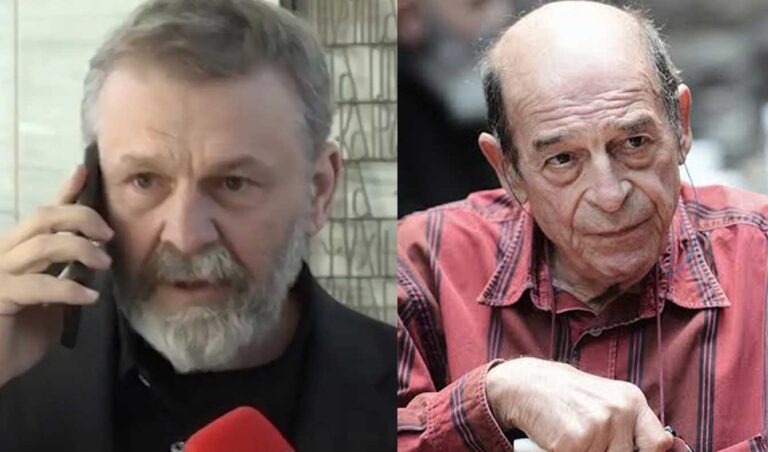 Μανούσος Μανουσάκης: «Λύγισε» ο Απόστολος Γκλέτσος στην κηδεία του σκηνοθέτη – «Του χρωστώ τα πάντα»
