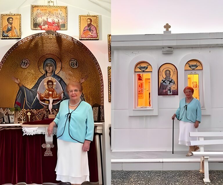 Βέφα Αλεξιάδου: Η μεγάλη αγάπη της για την Θρησκεία – Το μεγάλο εκκλησάκι που είχε στο σπίτι της στην Χαλκιδική