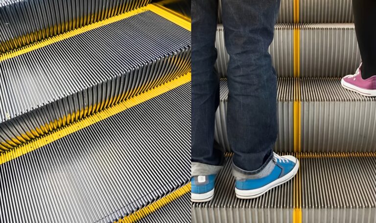 O λόγος που οι κυλιόμενες σκάλες έχουν οριζόντιες γραμμές