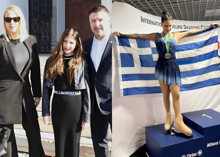 Νίκος Χαρδαλιάς: Περήφανος πατέρας! Η κόρη του κατέκτησε το αργυρό μετάλλιο σε διεθνή αγώνα καλλιτεχνικού πατινάζ