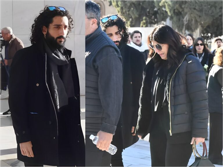 Κηδεία Δημήτρη Ήμελλου: Συγκινημένος ο γιος του, Φοίβος Ήμελλος στο τελευταίο «αντίο»