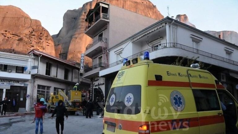Καλαμπάκα: Δέκα άτομα στο νοσοκομείο, τα 4 παιδιά – Ένας νεκρός