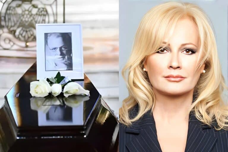 Έγραψε μόνο 3 λέξεις στο στεφάνι – Δεν πήγε στην κηδεία του Κώστα Χαρδαβέλλα η Αγγελική Νικολούλη αλλά έστειλε το πιο εγκάρδιο στεφάνι