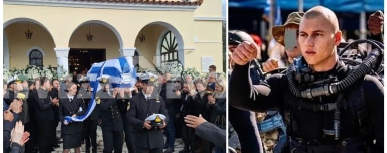 Ανείπωτος θρήνος στην Πρέβεζα: Το τελευταίο αντίο στον 21χρονο καταδρομέα