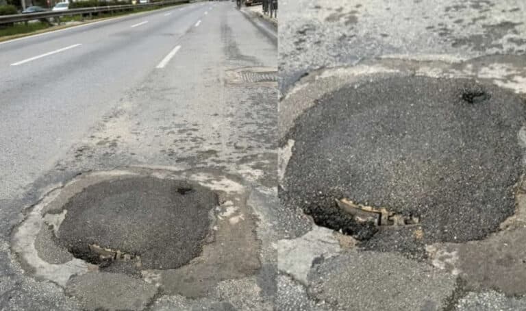 Άλιμος: Κάλυψαν πρόχειρα με πίσσα το φρεάτιο από το οποίο πλημμύρισε με λύματα η Ποσειδώνος