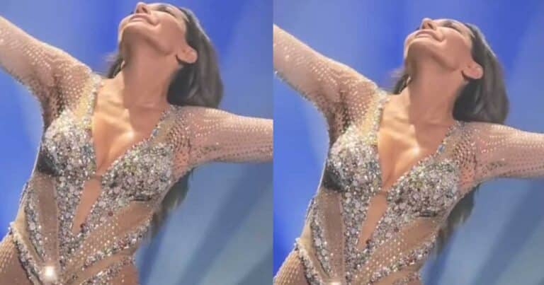 Χαμός με την Βανδή – Έβαλε φόρεμα με μπροστινό στρινγκ και προκάλεσε σεισμό