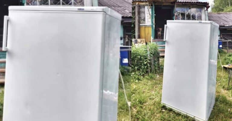 Ένας από τους γείτονές μου αποφάσισε να δώσει νέα ζωή στο παλιό του ψυγείο αντί να το πετάξει