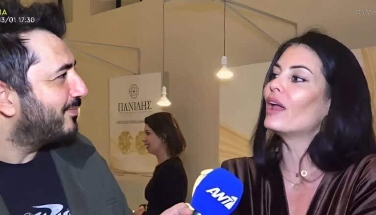 Άφωνος ρεπόρτερ ΑΝΤ1 με Κορινθίου – Ανοıχτó φóρεμα, χωρίς εσώpοuχα!